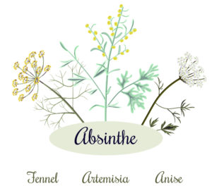 Absinthe Trinity: Wormwood, green Anise, Fennel